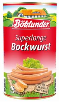 Böklunder Superlange Bockwurst 40ST 5,5kg 