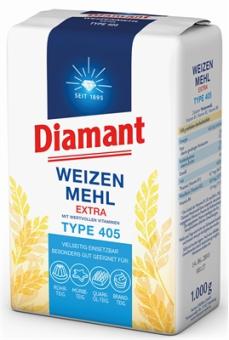 Diamant Weizenmehl Extra Type 405 1kg 