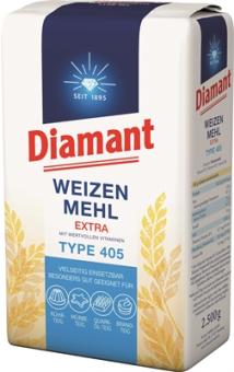 Diamant Weizenmehl Extra 2,5kg 