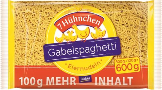 Birkel 7-Hühnchen Gabelspaghetti 600g 