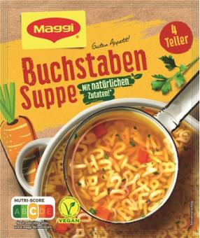 Maggi Guten Appetit Buchstaben Suppe für 1l 