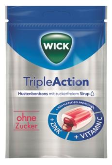 Wick Triple Action ohne Zucker 72g 