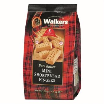 Walkers Mini Shortbread Fingers 125g 