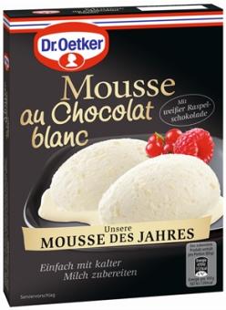 Dr.Oetker Mousse au Chocolat blanc für 250ml 75g 