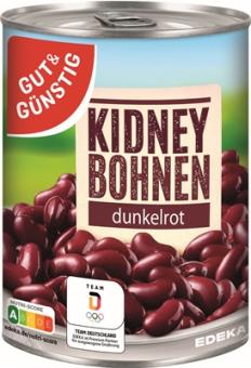GUT+GÜNSTIG Rote Kidney Bohnen 400g 