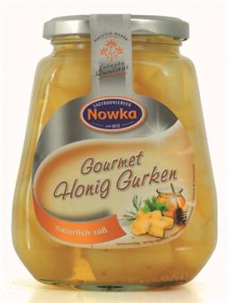 Nowka Gourmet Honig Gurken 530g 