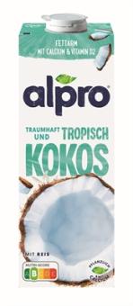 Alpro H-Kokosnuss Drink Original mit Reis 1l 