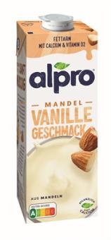 Alpro H-Mandel Drink mit Vanille 1l 