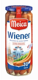 Meica Wiener 10ST extra knackig 1kg 