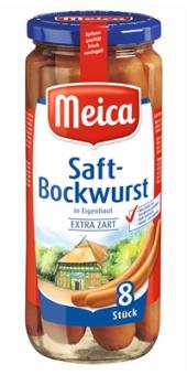Meica Saft-Bockwurst 8ST extra zart 540g 