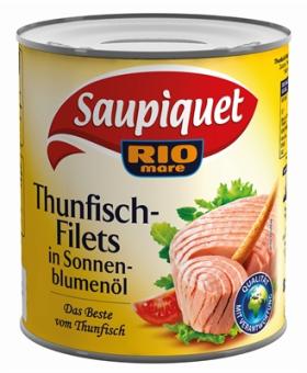 Saupiquet Thunfisch Filet in Pflanzenöl 800g 