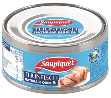 Saupiquet Thunfisch Naturale ohne Öl 185g 