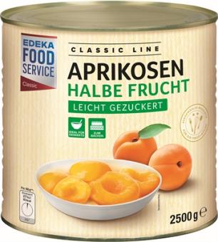 EDEKA Foodservice Classic Aprikosen halbe Frucht leicht gezuckert 2500g 