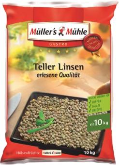 Müllers Mühle Teller Linsen 10kg 
