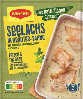 Maggi Fix Seelachs in Kräuter Sahne 33g 