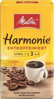 Melitta Cafe Harmonie Entcoffeiniert 500g 