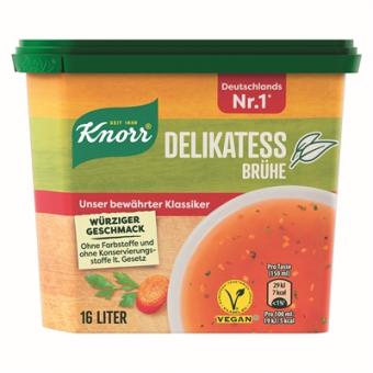 Knorr klare Delikatess Brühe für 16l 329g 