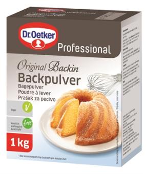 Dr.Oetker Backpulver Backin für 33kg 1kg 