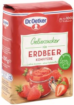 Dr.Oetker Gelierzucker für Erdbeer Konfitüre 2:1 500g 