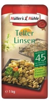 Müllers Mühle Teller Linsen 1kg 