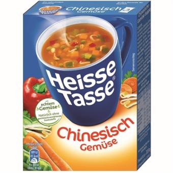 Heisse Tasse Chinesische Gemüsesuppe für 450ml 33,9g 