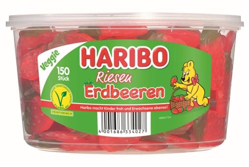 Haribo Riesen Erdbeeren 150Stück 1350g 