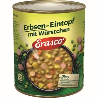Erasco Erbsen-Eintopf mit Würstchen 800g 