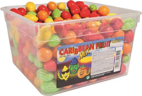 Fizzy Balls Bubble Gum Caribbean Fruits 300ST 
