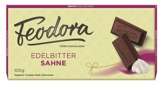 Feodora Chocolade Edel-Bitter-Sahne 100g 