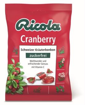 Ricola Cranberry Hustenbonbons ohne Zucker 75g 