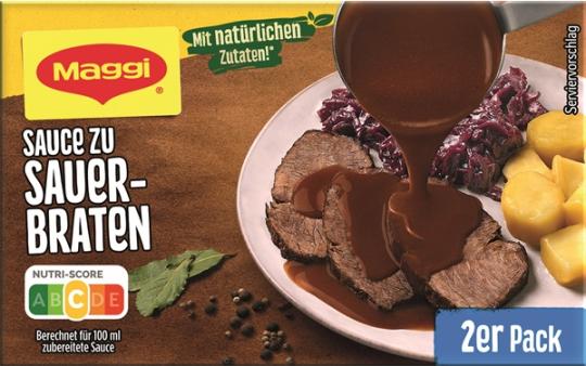 Maggi Delikatess Sauce zu Sauerbraten für 2x250ml 