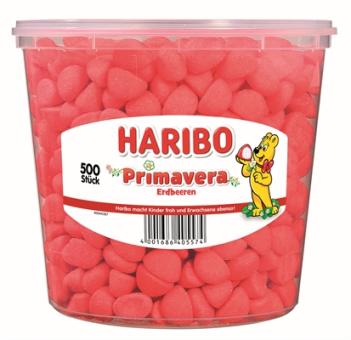 Haribo Erdbeeren Primavera 500Stück 1150g 