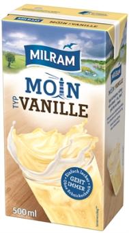 Milram H-Vanilla Drink mit Halm 0,1% 500ml 