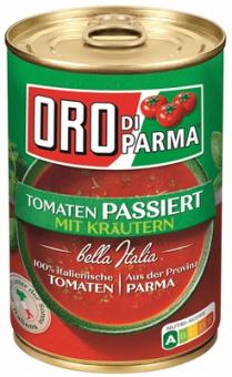 Oro di Parma Tomaten passiert mit Kräutern 400g 