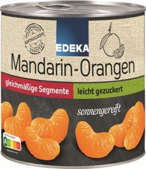 EDEKA Mandarin-Orangen leicht gezuckert 312g 