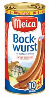 Meica Bockwurst extra knackig 11ST 1,6kg 