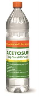 Acetosur Essig-Säure 80% hell 1kg 