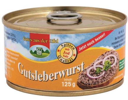 Eifel Gutsleberwurst 125g 