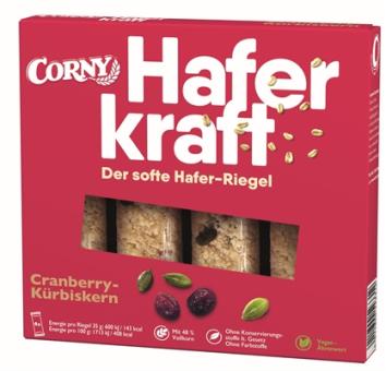 Corny Haferkraft Cranberry-Kürbiskern 4x35g 