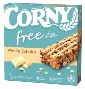 Corny free Weisse Schokolade 6ST 120g 