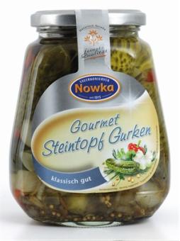 Nowka Gourmet Steintopf Gurken 530g 