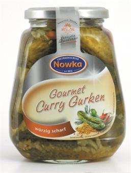 Nowka Gourmet Curry-Gurken530g 
