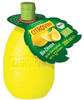 Bio Citrovin Zitrone 200ml 