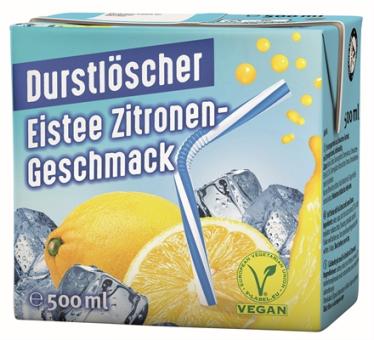 Durstlöscher Eistee Zitrone 0,5l EW 