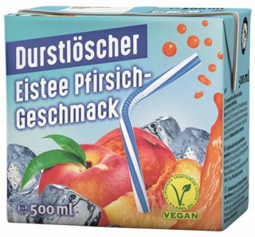 Durstlöscher Eistee Pfirsich 0,5l EW 