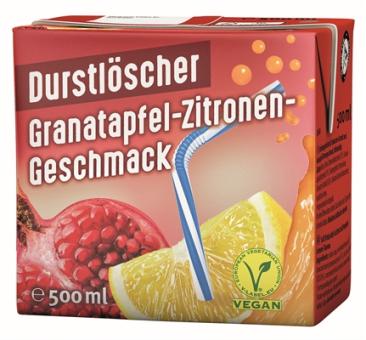 Durstlöscher Granatapfel-Zitrone 0,5l EW 