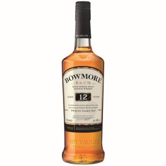 BOWMORE Islay Single Malt Scotch Whisky 12 Years Old 40% in Geschenkpackung 0,7l 