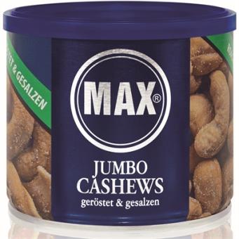 Max Jumbo Cashews geröstet+gesalzen 225g 