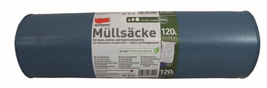 Quickpack Müllsack 70x110cm 120l 50ST 