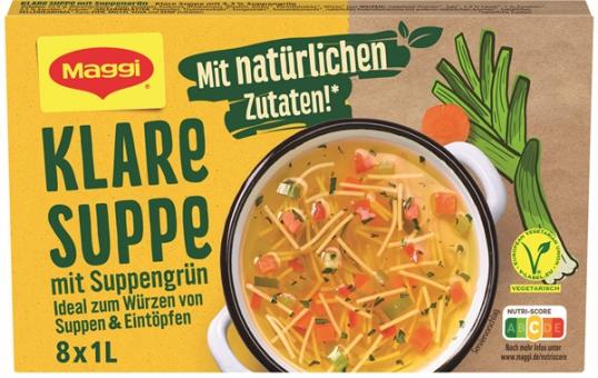 Maggi Klare Suppe mit Suppengrün für 8l 168g 